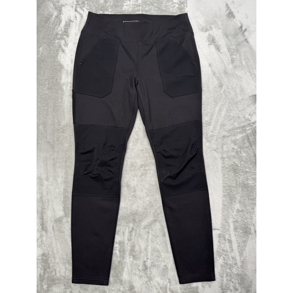 Carhartt Force Midweight Leggings Womens Medium Black Utility Pants Work EUC